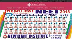 Desktop Screenshot of newlightinstitute.com