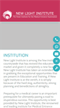 Mobile Screenshot of newlightinstitute.com